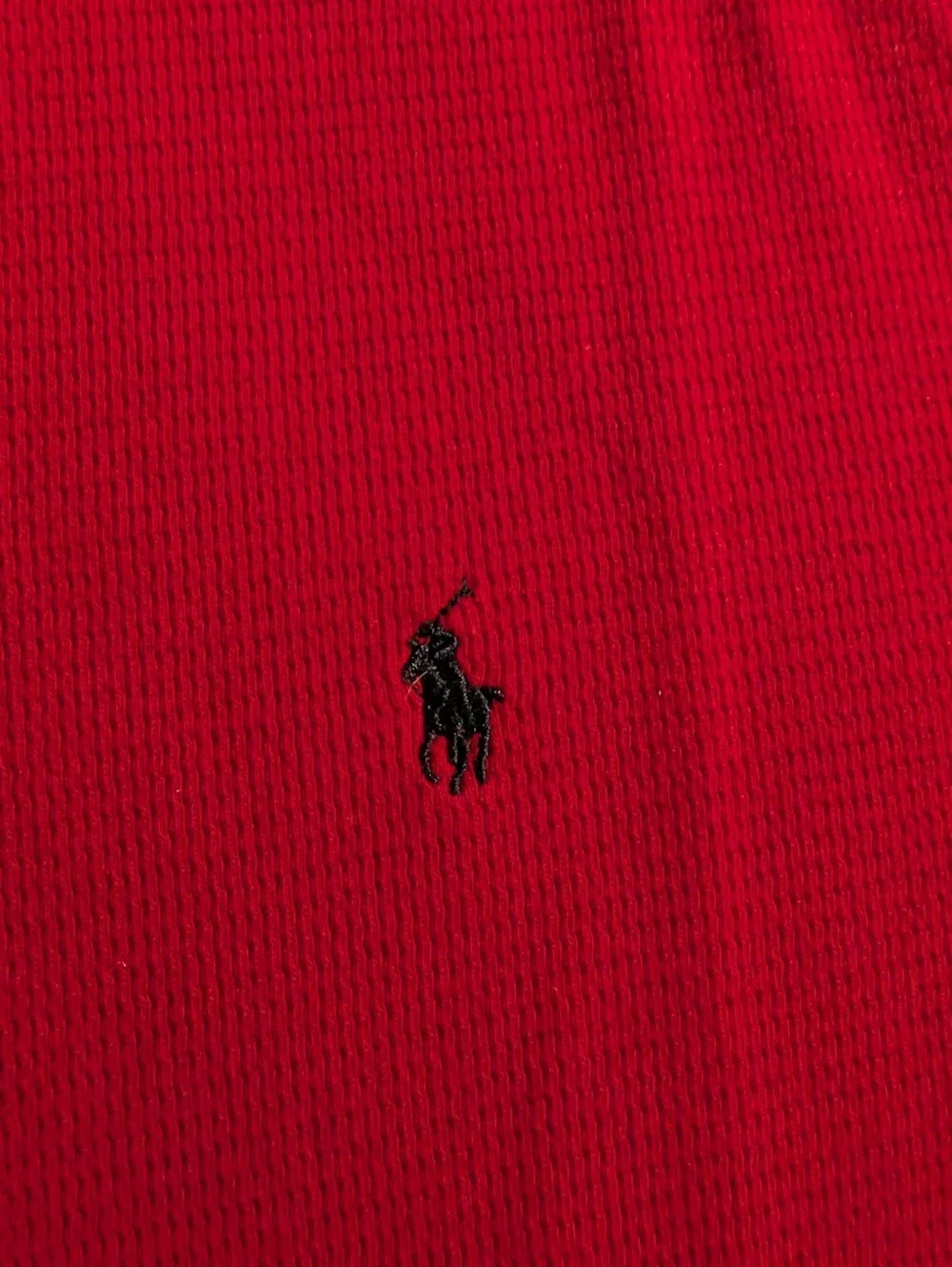 Polo Ralph Lauren Sleepwear Red Long-Sleeve Shirt Men's Medium